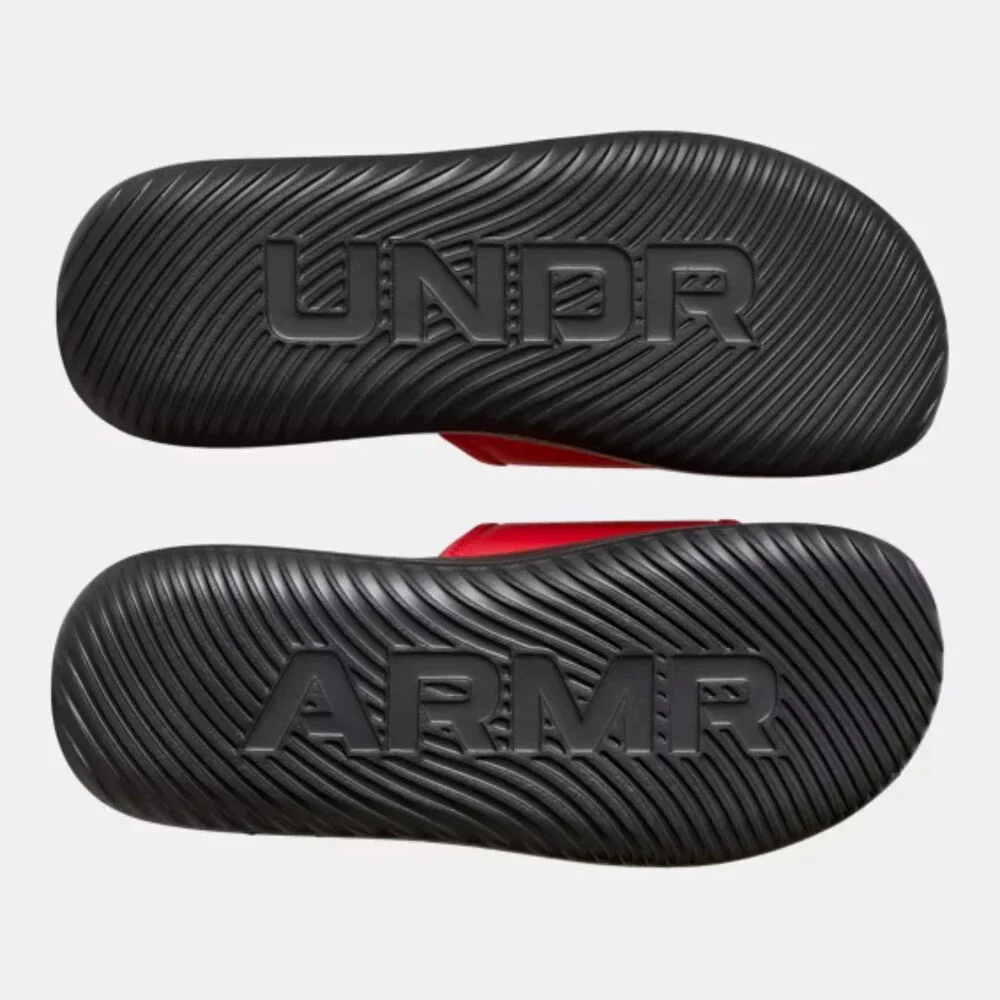 Under Armour Ignite Pro 8 6000337-600 Sandals Men's 10 Red Slip-On Slide JAX1994